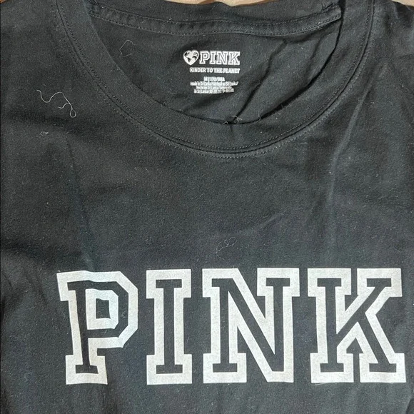PINK Victoria's Secret women’s medium Black Long Sleeve shirt - Picture 2 of 3